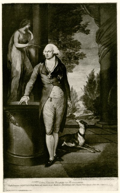 Karl August Fürst von Hardenberg door German School