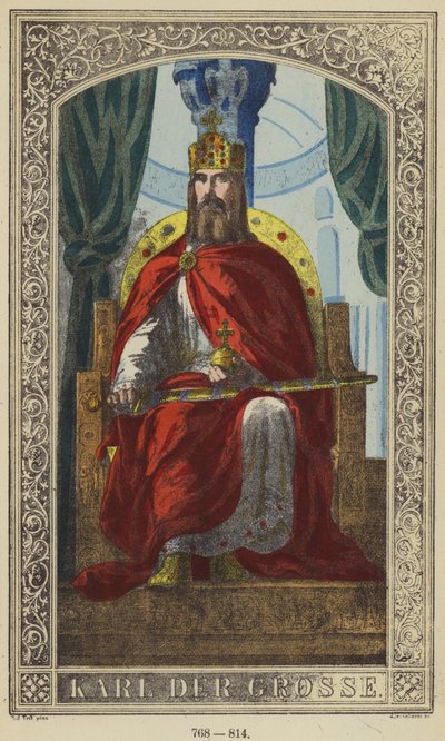 Karel de Grote, 768-814 door German School