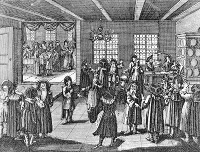 Ketubah door Georg Puschner uit Kirchners Jüdisches Ceremoniel, 1726 door German School