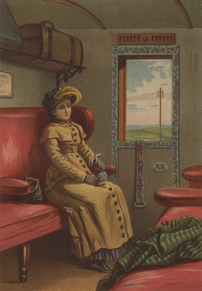 Dame in de trein door German School