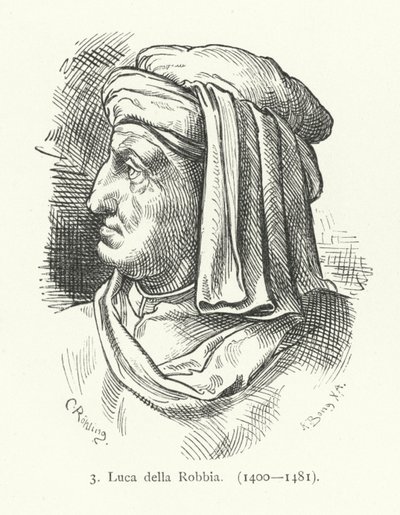 Luca della Robbia, Italiaanse Renaissance beeldhouwer door German School
