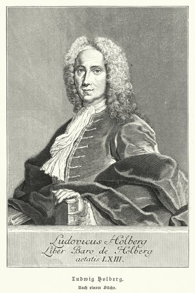 Ludvig Holberg, Deens-Noorse toneelschrijver, filosoof en historicus door German School
