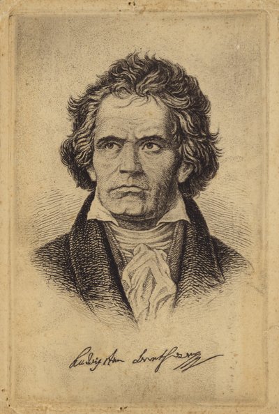Ludwig van Beethoven, Duitse componist en pianist (1770-1827) door German School
