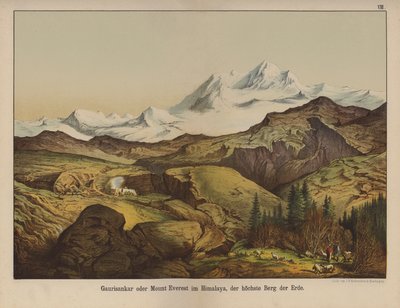 Mount Everest, de hoogste berg op aarde door German School