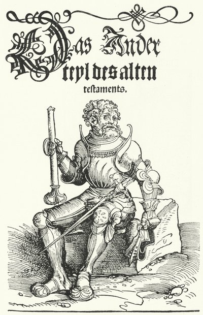 Pagina uit de eerste editie van Luthers Oude Testament door German School