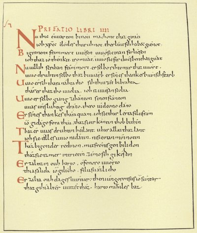 Pagina van de Paraphrase de l