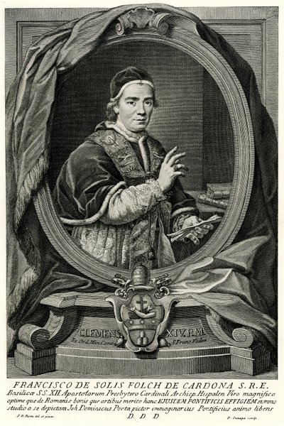 Paus Clemens XIV. door German School