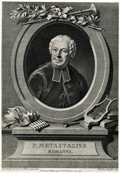 Pietro Metastasio door German School