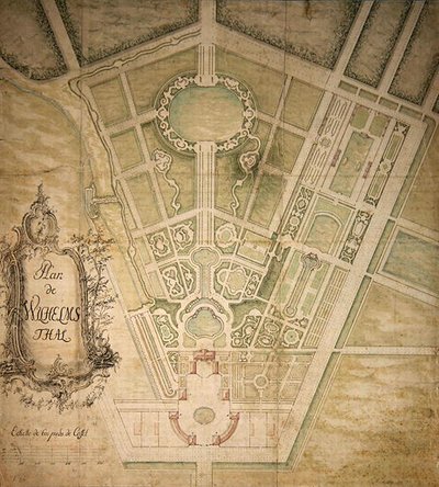 Plan van Wilhelmsthal door German School