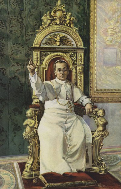 Paus Benedictus XV door German School