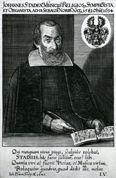 Portret van Johann Staden (1581-1634) door German School