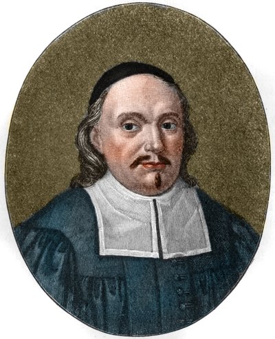 Portret van Paul Gerhardt door German School