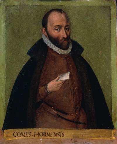 Portret van Philip de Montmorency, Graaf van Hoorn door German School