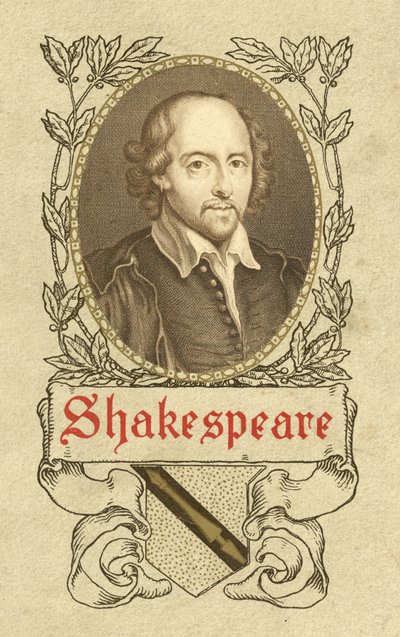 Portret van William Shakespeare door German School