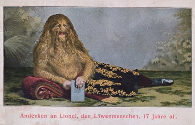 Ansichtkaart met Lionel de Leeuwenjongen op 17-jarige leeftijd, 1909 door German School