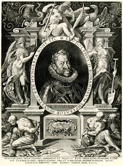 Rudolf II door German School