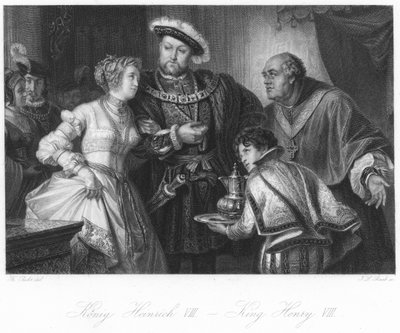 Scène uit Hendrik VIII door German School