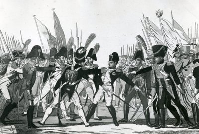 Het einde van Napoleon als keizer door German School