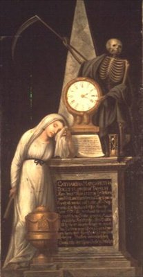 Het Grafmonument van de zangeres Catharina Margaretha Docetti, geboren Tausch, School van Heidelberg door German School