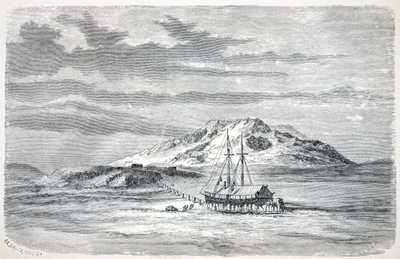 De Germania op Sabine-eiland, Londen 1874 door German School