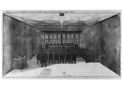 De Römer Hall in Frankfurt-am-Main door German School