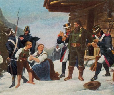 De gevangenneming van Andreas Hofer door German School