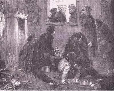 De kroonprins van Pruisen maakt de ronde, Cassells Geschiedenis van de Oorlog tussen Frankrijk en Duitsland gepubliceerd door Cassell and Company Limited, ca. 1890 door German School