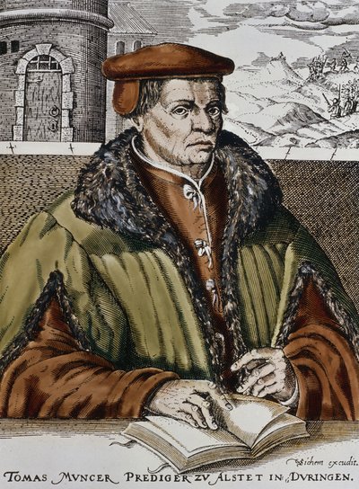 Thomas Muntzer, ca. 1600 door German School
