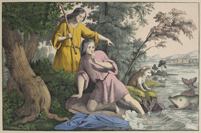 Tobias en de aartsengel Rafaël, illustratie uit L