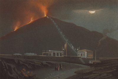 Uitbarsting van de Vesuvius, 1880 door German School
