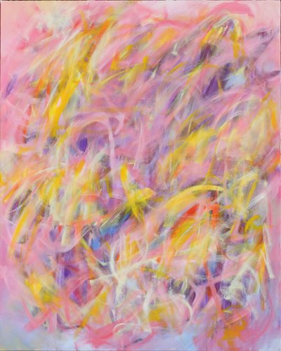 Zonnewende en daarna, 2022 (acryl op doek) door Gerrit Greve
