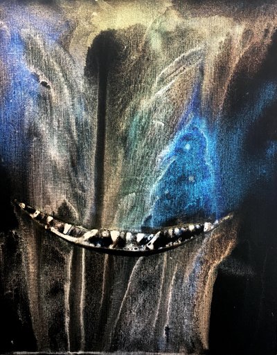 Voyage 216, 2017 (acrylverf op doek) door Gerrit Greve