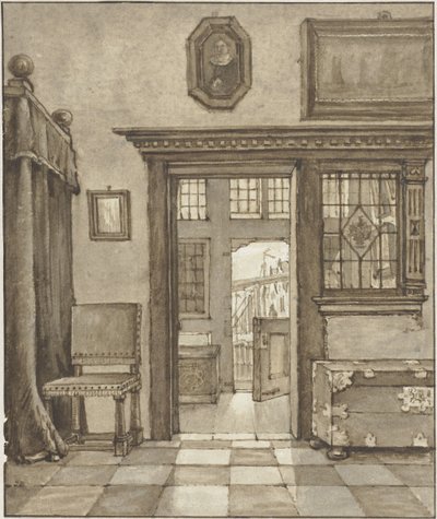 Binnenhuis door Gerrit Lamberts