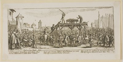 Het Wiel, plaat veertien uit De grote ellende van de oorlog door Gerrit Lucasz van Schagen