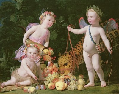 Een allegorie van vrede en overvloed, 1629 door Gerrit van Honthorst