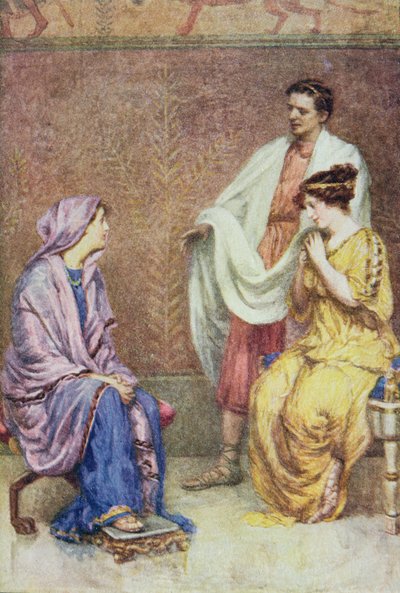 Morgenavond, door de poorten van Athene hebben we bedacht om te stelen, illustratie uit 