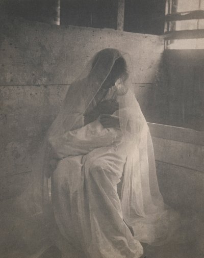 De kribbe door Gertrude Käsebier