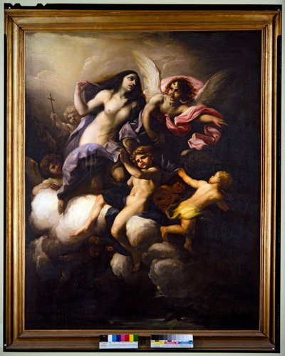Twee Evangelisten (Modellos voor S.Carlo al Corso) door Giacinto Brandi