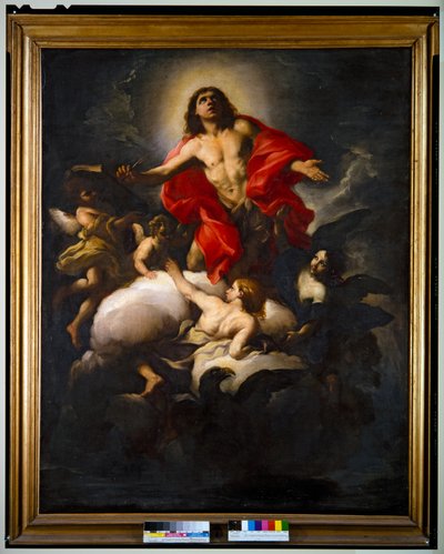 Twee Evangelisten (Modellos voor S.Carlo al Corso) door Giacinto Brandi