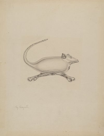 Muis, ca. 1937 door Giacinto Capelli