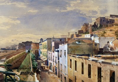 Addolorata batterij in Gaeta door Giacinto Gigante