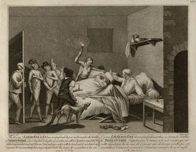 De Jonge Loiserolles wordt uit zijn cel gehaald om naar de executie te worden gebracht door Giacomo Aliprandi