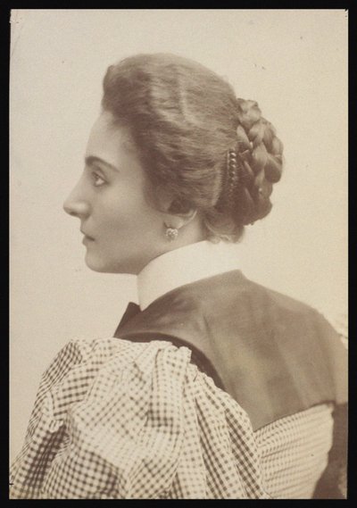 Portret van Gemma Bellincioni (1864-1950) door Giacomo Brogi door Giacomo Brogi