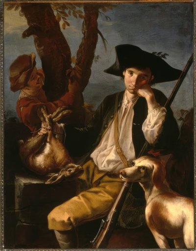 Rustende jager door Giacomo Francesco Cipper