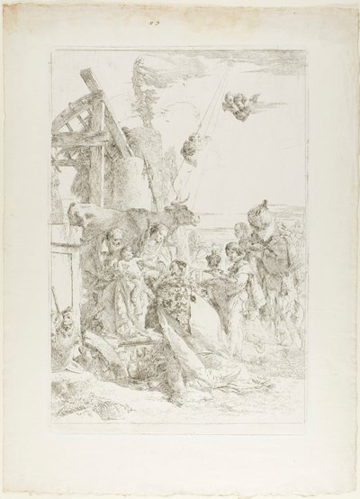 Aanbidding der Wijzen door Giambattista Tiepolo