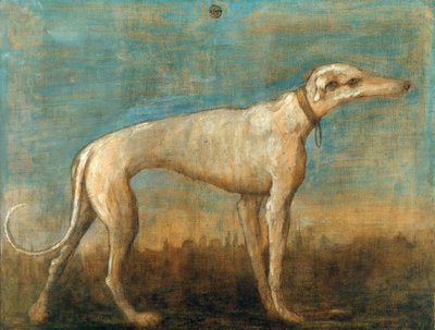 De Italiaanse Windhond, ca. 1793 door Giambattista Tiepolo