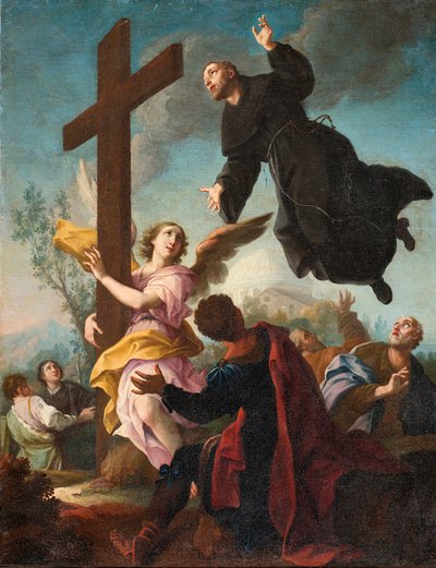 Sint Jozef van Cupertino in Extase door Giambettino Cignaroli