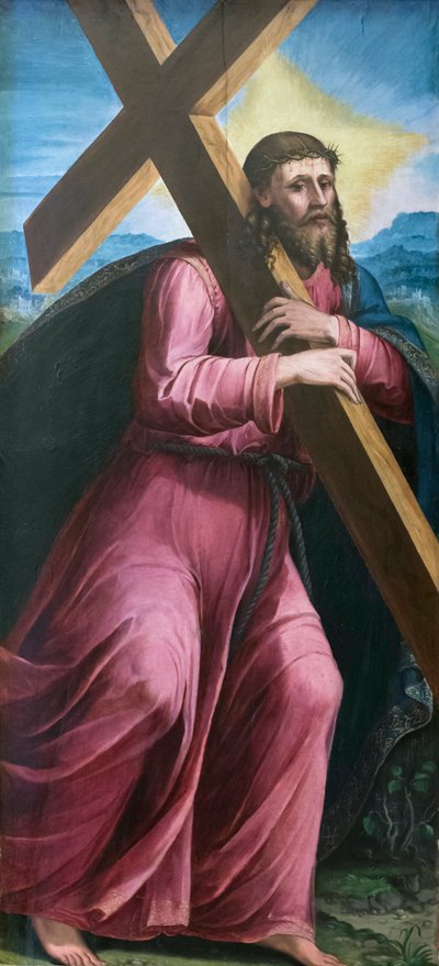 Christus draagt het kruis door Gian Gheramo dalle Catene