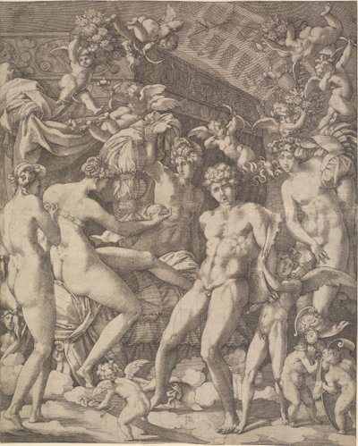 Venus en Mars met cupido