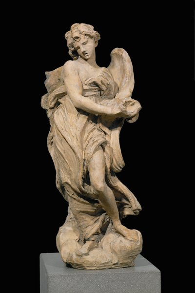 Engel met doornenkroon ... door Gian Lorenzo Bernini